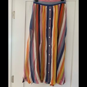 Xirena cotton silk skirt